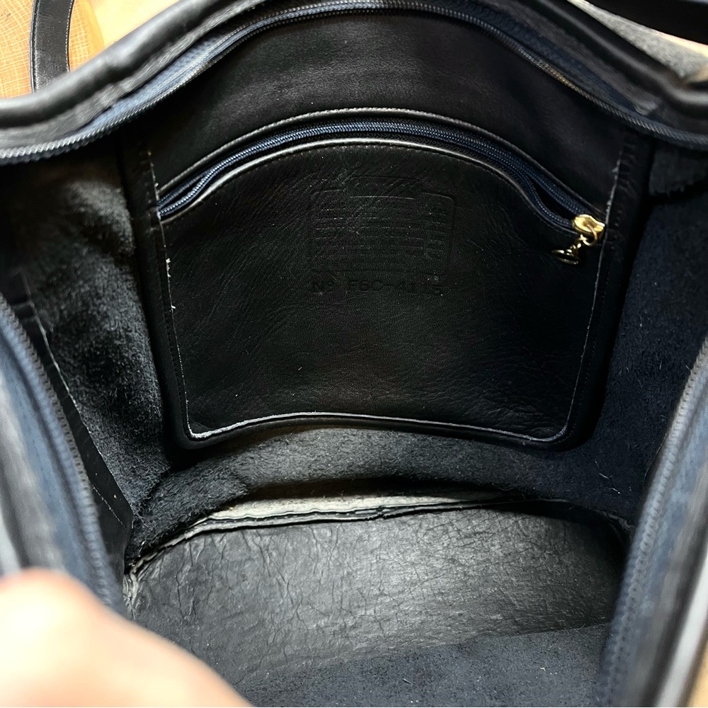 VTG Coach Black Whitney Handbag Crossbody Purse Shoulder Bag 4115 Hobo - Picture 8 of 15